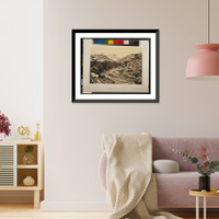 Historic Framed Print, Jerusalem, from Mount Scopus.Frith.,  17-7/8" x 21-7/8"