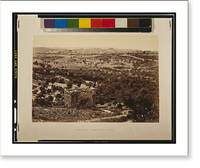 Jerusalem, from the Well of en-Rogel.Frith. Classic, Antique Poster