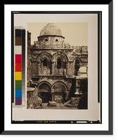 Historic Framed Print, Entrance of the Church of the Holy Sepulchre, Jerusalem.Frith.,  17-7/8" x 21-7/8"