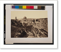 Historic Framed Print, The Mosque of Omar, &c., Jerusalem.Frith. - 2,  17-7/8" x 21-7/8"
