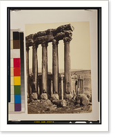 The great pillars and smaller temple, Baalbec.Frith, Historic Reproduction