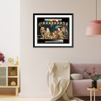 Historic Framed Print, [Portraits of actors, often playing roles] - 3,  17-7/8" x 21-7/8"