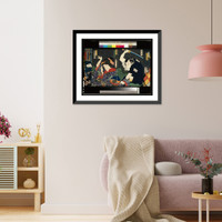 Historic Framed Print, [Portraits of actors, often playing roles] - 5,  17-7/8" x 21-7/8"