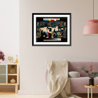 Historic Framed Print, [Portraits of actors, often playing roles] - 6,  17-7/8" x 21-7/8"