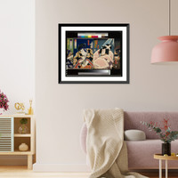 Historic Framed Print, [Portraits of actors, often playing roles] - 8,  17-7/8" x 21-7/8"