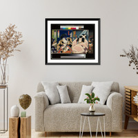 Historic Framed Print, [Portraits of actors, often playing roles] - 8,  17-7/8" x 21-7/8"