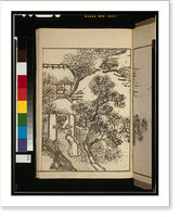 Elderly Japanese woman trudges up a mountain path towards her home - 2, Vintage Print