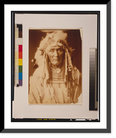 Historic Framed Print, Young Hairy Wolf. Apsaroke - 2,  17-7/8" x 21-7/8"