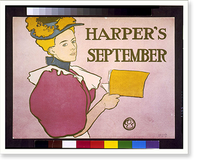 Harpers September Classic, Antique Print