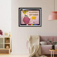 Harpers September Classic, Antique Print