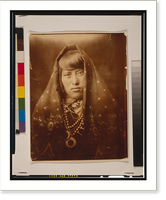 Historic Framed Print, An Acoma woman - 2,  17-7/8" x 21-7/8"