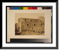 Historic Framed Print, Eglise batie sur la maison de Ste Anne,  17-7/8" x 21-7/8"