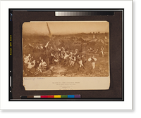 Historic Framed Print, The f&ecirc;te of St. John in Dalecarlia, Sweden,  17-7/8" x 21-7/8"