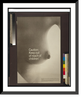Historic Framed Print, Caution .  keep out of reach of children - 2,  17-7/8" x 21-7/8"