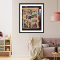 Historic Framed Print, True comics Photo-fighter. - 2,  17-7/8" x 21-7/8"