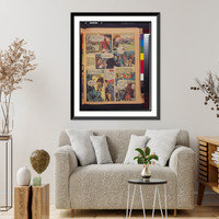 Historic Framed Print, True comics Photo-fighter. - 2,  17-7/8" x 21-7/8"