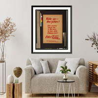 Historic Framed Print, Wake up. New Yorkers! Your country needs you in the navy to help make the world safe! Enlist today,  17-7/8" x 21-7/8"