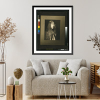 Young woman in period dress with headband.Emily Mew. - 3, Historic Reproduction