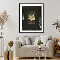 Two girls wearing white dresses and dark stockings reading a book - 4, Historic Reproduction