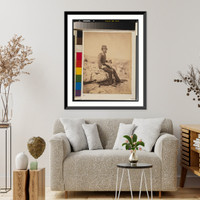 Historic Framed Print, Lieutenant Gayner [i.e., Gaynor], 47th Regiment,  17-7/8" x 21-7/8"