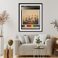 Historic Framed Print, Men of the 68th Regiment (Durham Light Infantry),  17-7/8" x 21-7/8"