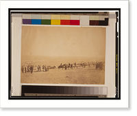 Historic Framed Print, Panorama of the Plateau of Sebastopol in eleven parts (1855) - 5,  17-7/8" x 21-7/8"