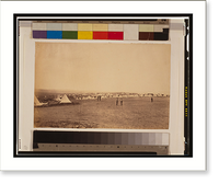 Historic Framed Print, Panorama of the Plateau of Sebastopol in eleven parts (1855) - 6,  17-7/8" x 21-7/8"