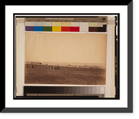 Historic Framed Print, Panorama of the Plateau of Sebastopol in eleven parts (1855) - 8,  17-7/8" x 21-7/8"