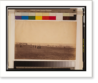 Historic Framed Print, Panorama of the Plateau of Sebastopol in eleven parts (1855) - 8,  17-7/8" x 21-7/8"