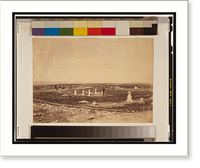 Historic Framed Print, Panorama of the Plateau of Sebastopol in eleven parts (1855)Plateau of Sebastopol - 2,  17-7/8" x 21-7/8"