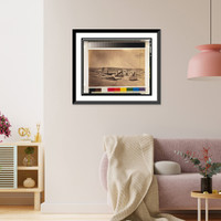 Mortar batteries in front of Picquet house Light Division - 2, Vintage Wall Art