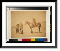 Historic Framed Print, Colonel Adye & Captain Whitmore,  17-7/8" x 21-7/8"