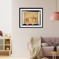 Historic Framed Print, Colonel Adye & Captain Whitmore,  17-7/8" x 21-7/8"