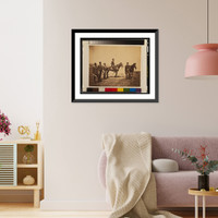 Historic Framed Print, Reverend Mr. Butler & officers of the 47th Regiment,  17-7/8" x 21-7/8"