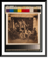 Historic Framed Print, Group of Croats - 4,  17-7/8" x 21-7/8"