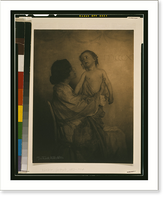 Historic Framed Print, The vision.Gertrude K&auml;sebier.,  17-7/8" x 21-7/8"