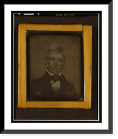 Historic Framed Print, [John McAllister, Jr., head-and-shoulders portrait, facing front],  17-7/8" x 21-7/8"