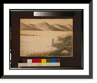 Historic Framed Print, The dessert [e.g. desert] - 2,  17-7/8" x 21-7/8"