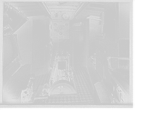 Historic Framed Print, [Yacht Althea, engine room],  17-7/8" x 21-7/8"