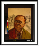Historic Framed Print, Portrait of Nathaniel Owings - 2,  17-7/8" x 21-7/8"