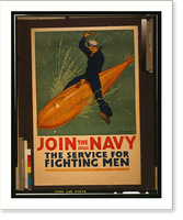 Historic Framed Print, Join the Navy, the service for fighting men.Babcock. - 2,  17-7/8" x 21-7/8"