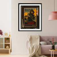 Historic Framed Print, Keep 'em going!.Ketterlinus Phila.,  17-7/8" x 21-7/8"
