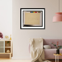 Historic Framed Print, [House (One-bedroom Court House") Sketch exterior to interior perspective]",  17-7/8" x 21-7/8"