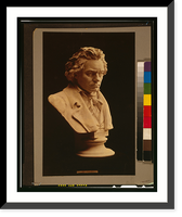 Ludwig van Beethoven - studied from the death mask - 2 Classic, Antique Poster