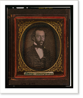 Unidentified man, possibly David Hostetter, head-and-shoulders portrait, facing right Classic, Historic Reproduction