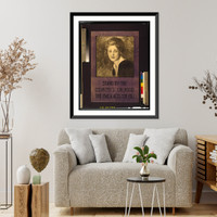 Historic Framed Print, Stand by the country's girlhood. The Y.W.C.A. acts for you.W. T. Benda.,  17-7/8" x 21-7/8"