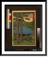 Historic Framed Print, Shimotsuke chūzenji kosui.Hiroshige-ga.,  17-7/8" x 21-7/8"