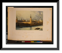 Historic Framed Print, Vue du Kremlin &agrave; Moscou.dagu&eacute;rreotype, Lerebours ; Bougeard imp. ; Hurlimann, sc.,  17-7/8" x 21-7/8"