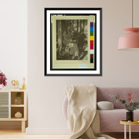 Historic Framed Print, The poem.Doris Ulmann.,  17-7/8" x 21-7/8"