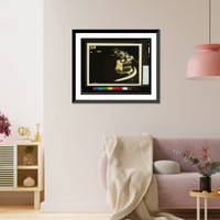 Historic Framed Print, [Potted jade plant],  17-7/8" x 21-7/8"